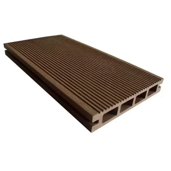 Traditional wood plastic composite decking floor deep narrow groove wpc decking