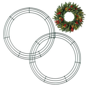Christmas Wreath Wire Frame Ring